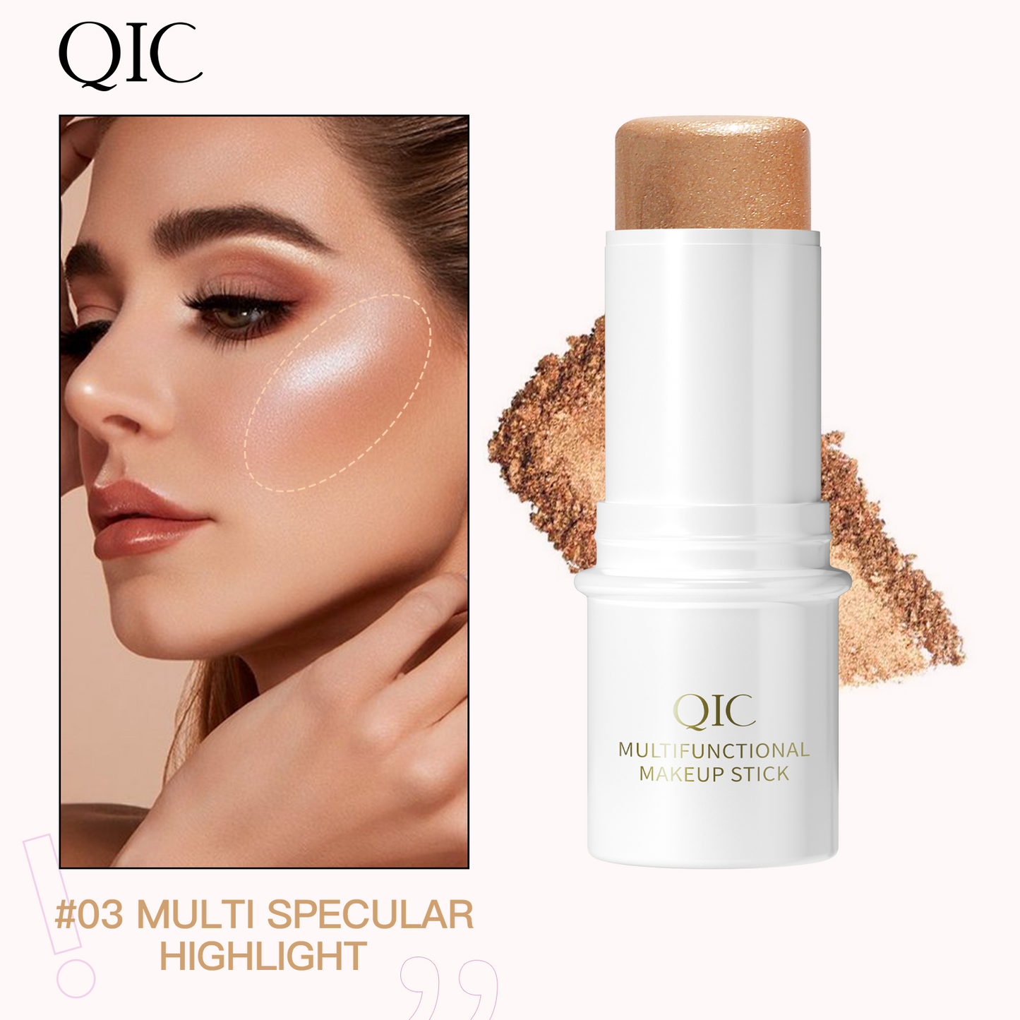 FACE SCULPTOR GOD MODE 🔥 | 5-IN-1 STICK: CONTOUR ZITS ➡️ CARVE CHEEKBONES ➡️ GLOW LIKE DISCO BALL 💎 | UNDER-EYE LIGHTNING ⚡ FOR #EGIRL AEGYO-SAL