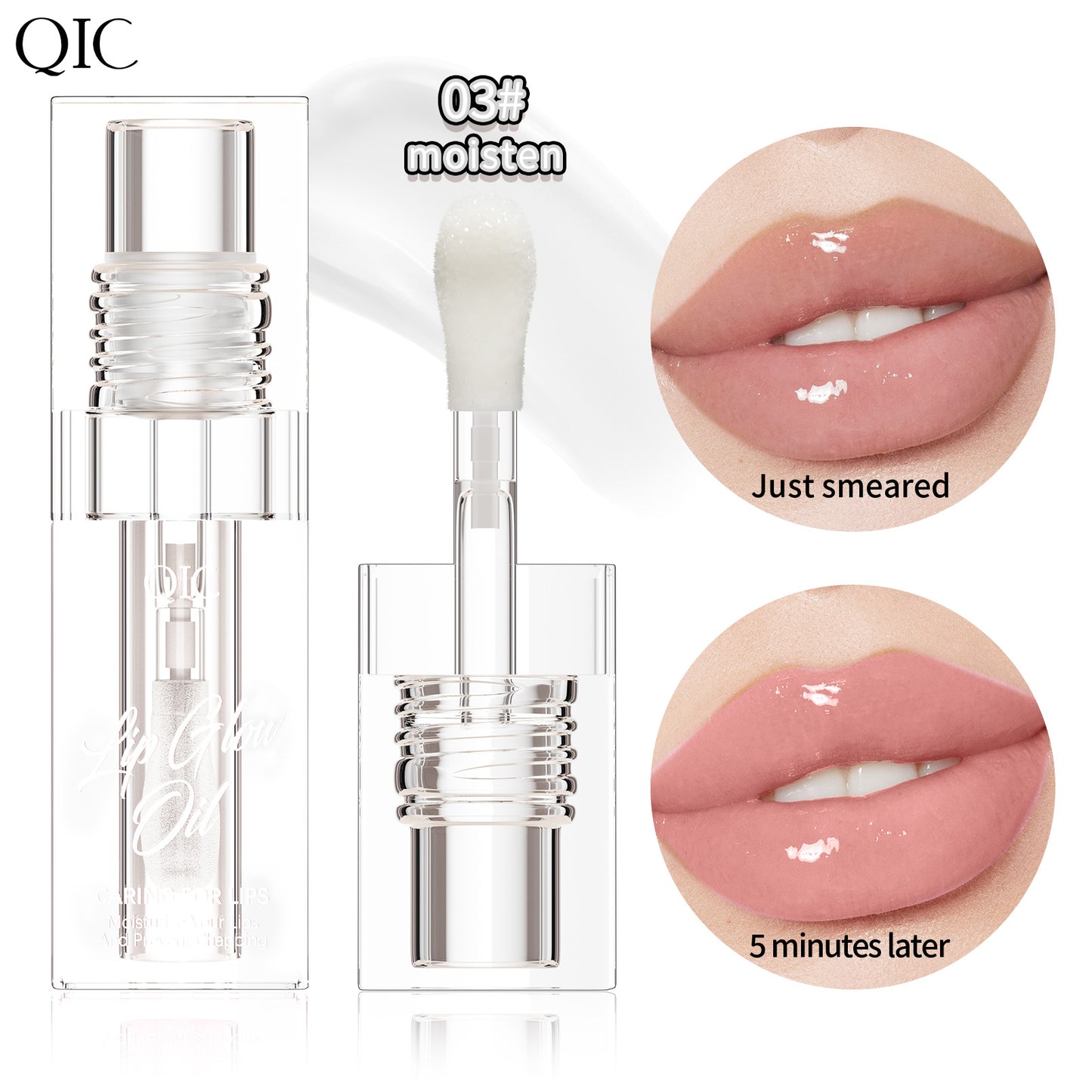 Mood-Boost Color-Changing Lip Oil ✨ 24H Hydration & Line Smoothing! 💋 Transfer-Proof + pH-Adaptive Glow 🌟 Glass-Like #JuicyLips #LipCareHack