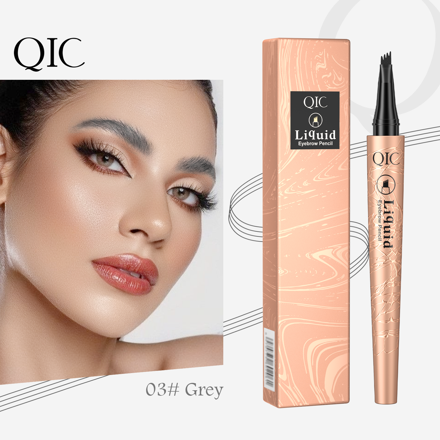 4-Prong Microblading Liquid Brow Pen ✨ 24H Waterproof🔥 Smudge-Proof & Fade-Resistant! 💯 Ultra-Fine Hair-Like Strokes 🌟 Natural Flawless Brows Routine! ➕ #MicrobladingPen  | #WaterproofBrows | #BrowHack