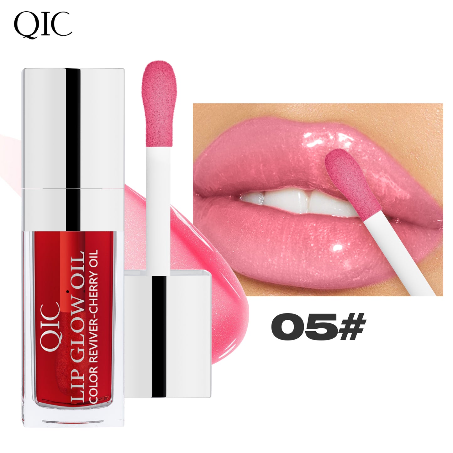GlowTint Lip Oil ✨ Hydrating Plumping Treatment! 💋 24H Moisture Boost + Lip Line Smoothing 🌟 Glass-Like #JuicyLips #LipCareHack