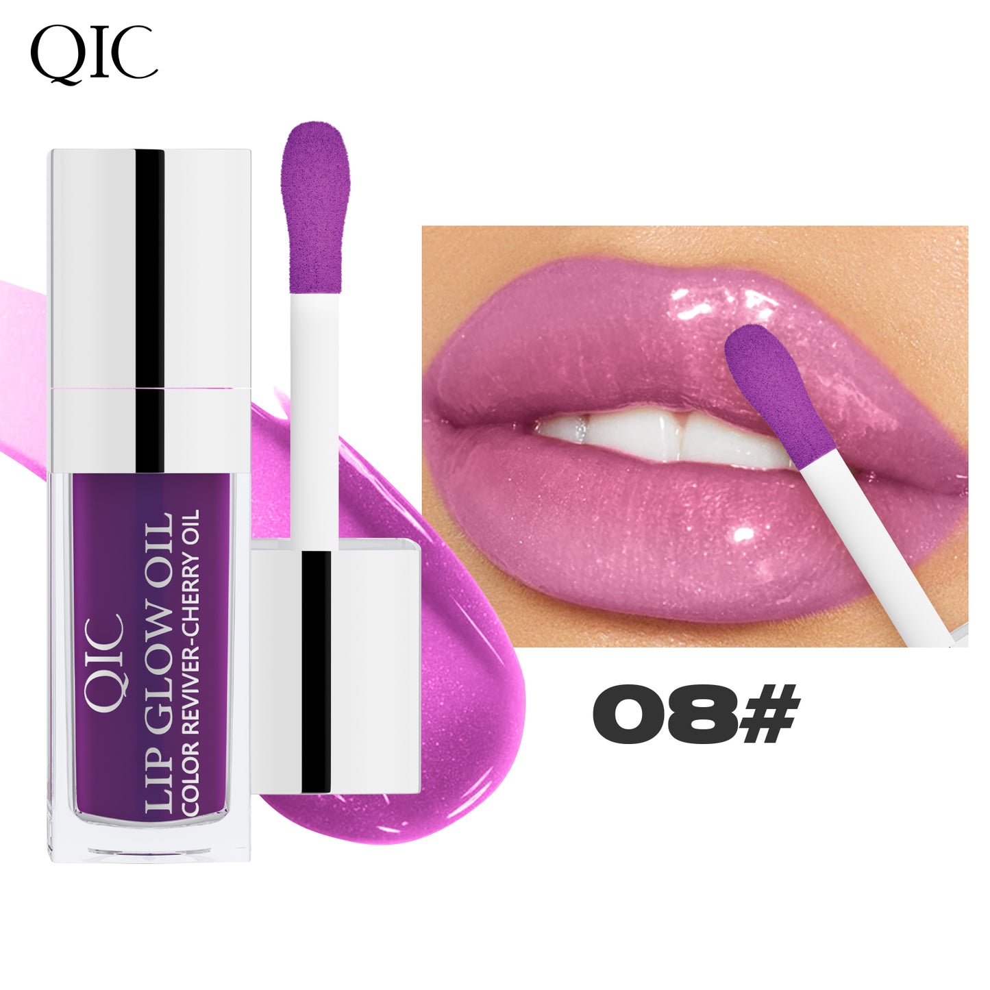 GlowTint Lip Oil ✨ Hydrating Plumping Treatment! 💋 24H Moisture Boost + Lip Line Smoothing 🌟 Glass-Like #JuicyLips #LipCareHack